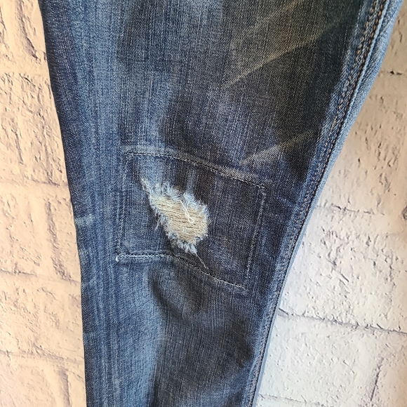 Free People Artisan De Luxe Patch Skinny Jeans 24 - Picture 4 of 10